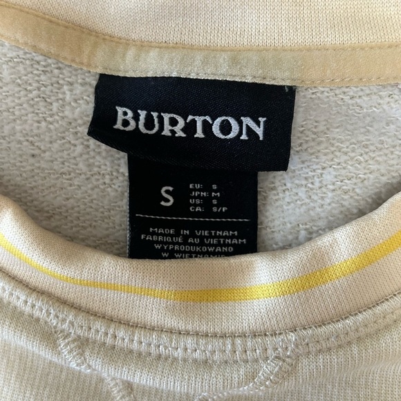 Women’s Burton Oak Pullover Crewneck Sweatshirt Size Small Stowe Raglan - Picture 3 of 6